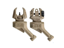 Целик и мушка FAB Defense FRBS OFFSET 45 градусов. Desert tan