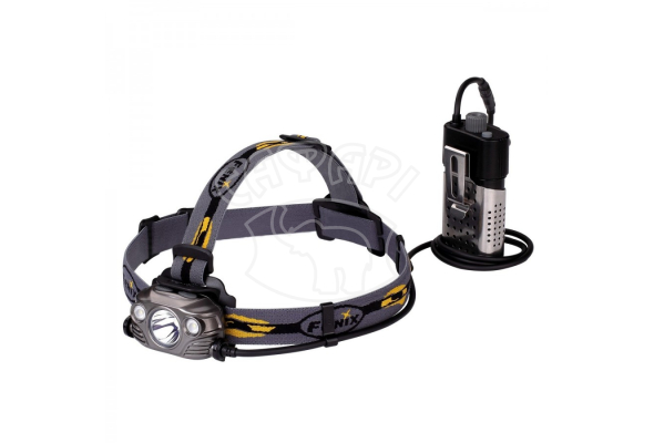 Налобний ліхтар - power-банк Fenix HP30R CREE XM-L2, XP-G2 (R5) сірий