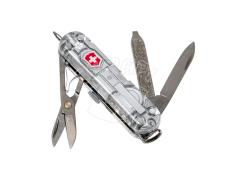 Мультитул-брелок Victorinox Signature Lite з лихтариком та ручкою Transparant