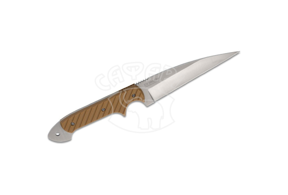 Нож с фиксированным клинком CRKT Dragon Fighting Knife Silver-Desert
