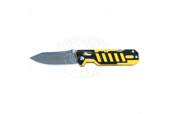 Нож складной Ganzo G735 yellow-black