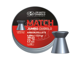 Пневматические пули JSB Jumbo Match k .22 300 шт купить