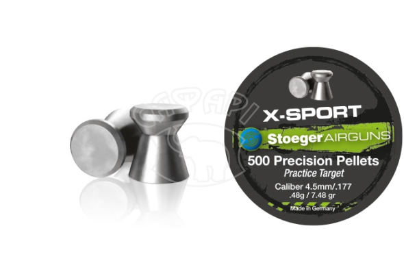 Пневматические пули Stoeger X-Sport Flat k .177 500 шт