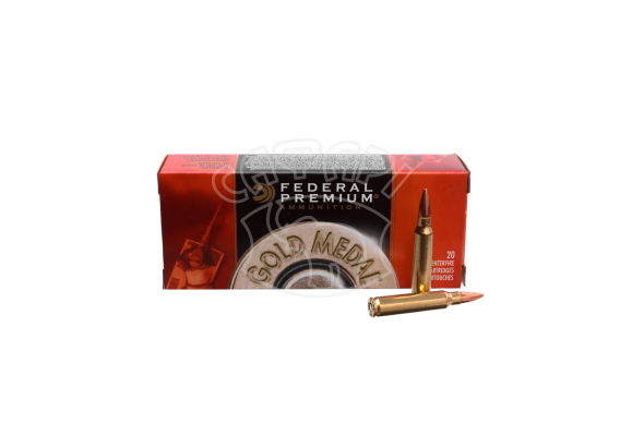 Патрон Federal Gold Medal 223rem SIERRA Match King BTHP 4.47 г (69GR)