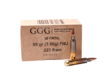Патрон GGG .223Rem FMJ 55gr, 3.56 г