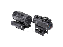 COMBO Kit Sig Optics ROMEO-MSR 2 MOA RED DOT, JULIET3-MICRO 3X22MM Magnifier