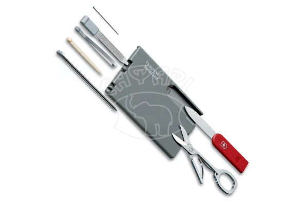 Нож-кредитка Victorinox SwissCard Red/Silver