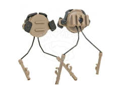 Кріплення адаптер на каску шолом HL-ACC-43-T для навушників Peltor/Earmor/Walkers (tan)