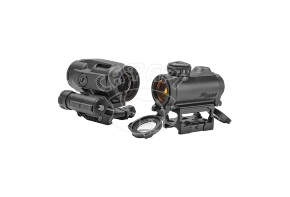 SORJ72001 COMBO Kit Sig Optics ROMEO-MSR 2 MOA RED DOT, JULIET3-MICRO 3X22MM Magnifier	, шт
