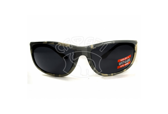 Тактические очки для мотоциклистов Global Vision Hercules-6 Digital Camo gray линзы темные