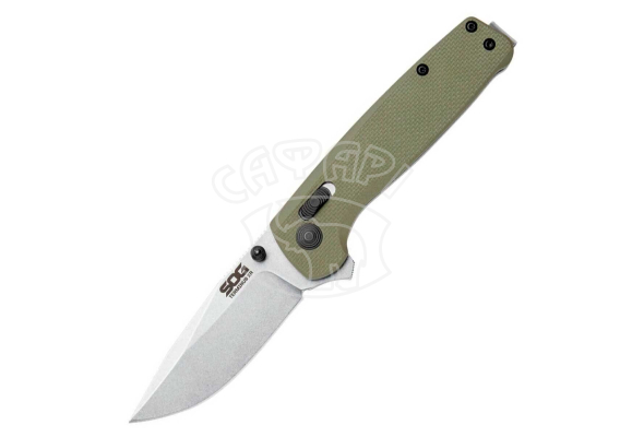 Ніж з складаний лезом SOG Terminus XR G10 OD Green