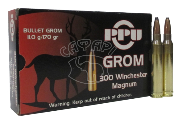Патрон PPU Partizan k .300 GROM 170 gr