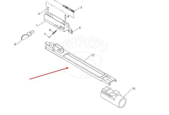 Тяга затвора Armsan P-Challange