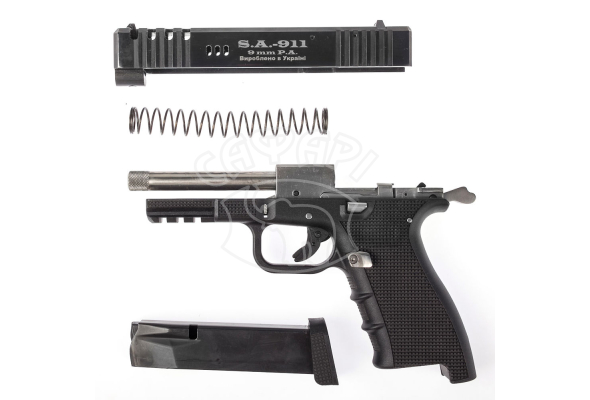 Травматический пистолет S.A.-911-SILVER к.9мм