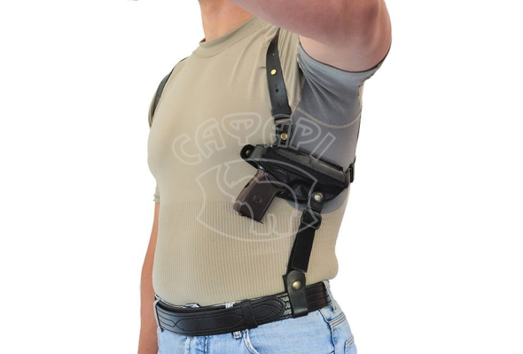 Кобура плечевая A-Line 3-слойная с 2-мя подсумками для ПМ