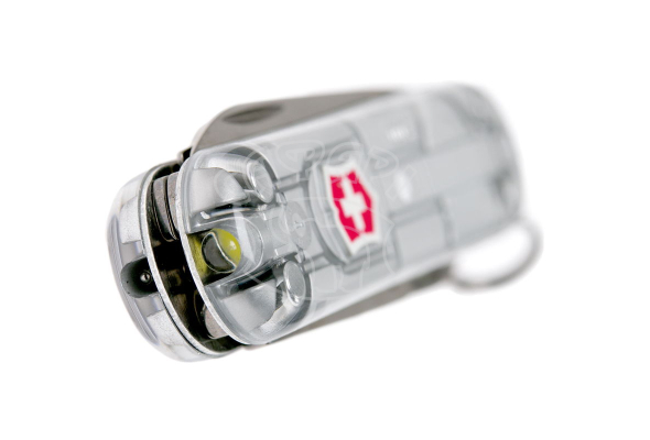 Мультитул-брелок Victorinox Signature Lite з лихтариком та ручкою Transparant